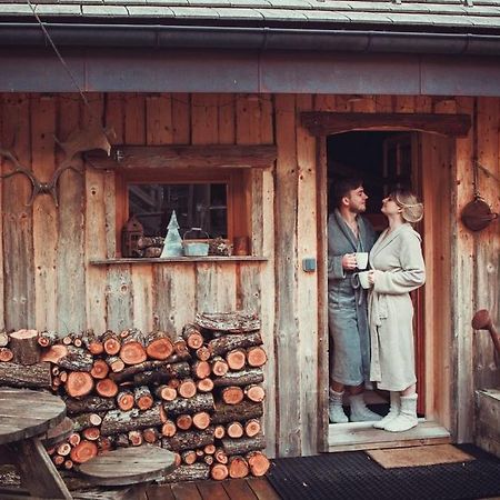 Chalet Trappeur Le Biot Kültér fotó