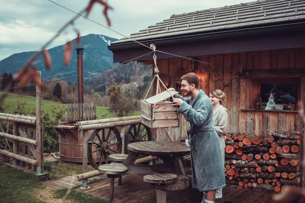 Chalet Trappeur Le Biot Kültér fotó