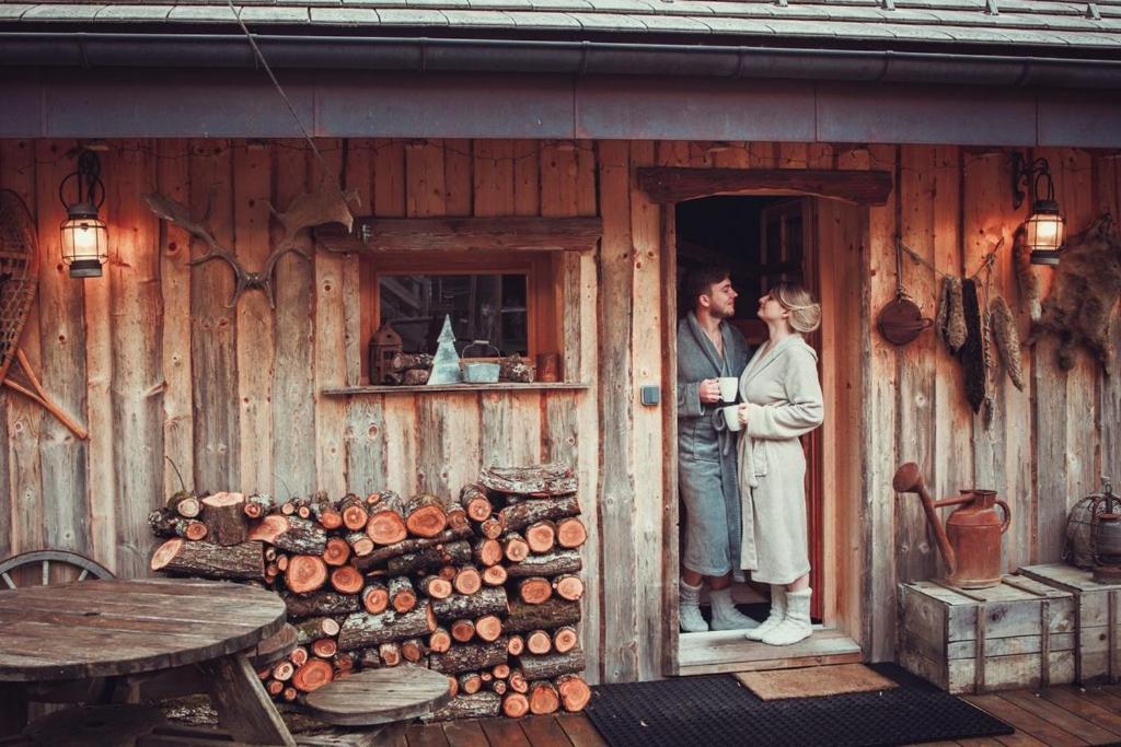 Chalet Trappeur Le Biot Kültér fotó