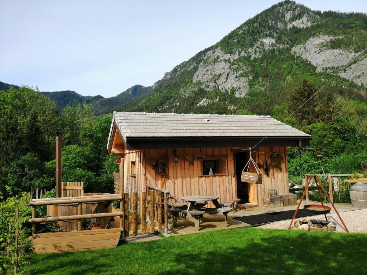Chalet Trappeur Le Biot Kültér fotó